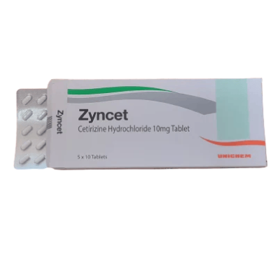 ZYNCET TABS 50`S